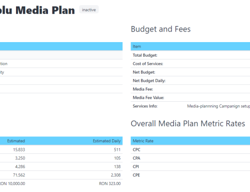 Cum facem media planning automatizat, în platforma ClimbinSearch